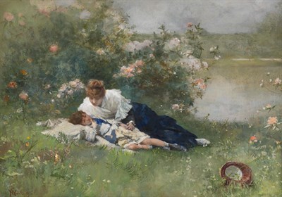 Lot 8 - Ferdinand Heilbuth French, 1826-1889...