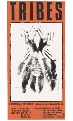 Lot 52 - David Hammons (b. 1943) TRIBES POSTER Color...