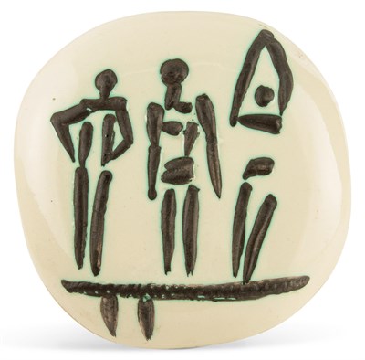 Lot 161 - Pablo Picasso (1881-1973) TROIS PERSONNAGES...