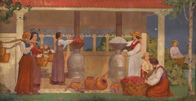 Lot 68 - Circle of Pierre Puvis de Chavannes Harvest...