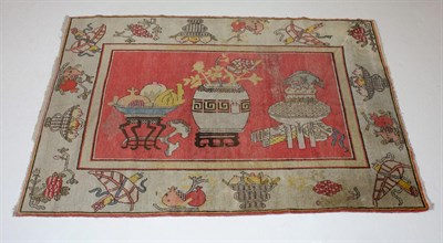 Lot 344 - Khotan Rug East Turkestan, circa 1935 Three...