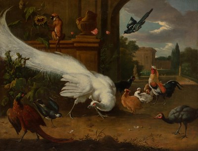 Lot 1034 - Follower of Melchior de Hondecoeter The White...