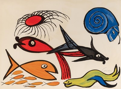 Lot 20 - Alexander Calder (1898-1976) SEA CREATURES...