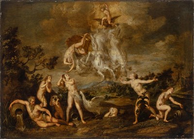 Lot 1026 - Flemish School 17th Century The Fall of...