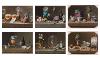 Lot 554 - School of Paul Lelong A Still Life of Flowers,...