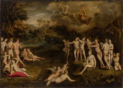 Lot 1025 - Flemish School 17th Century The Garden of Love...
