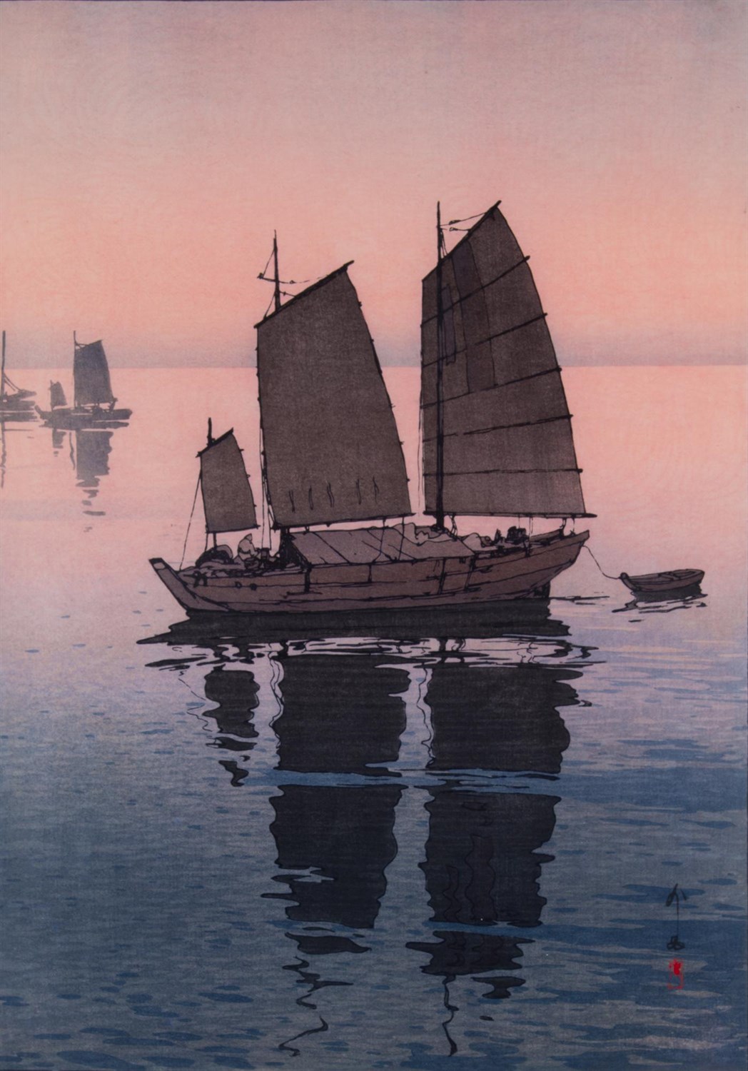Lot 360 - A Woodblock Print by Hiroshi Yoshida