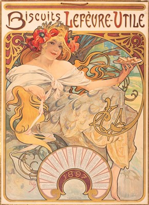 Lot 129 - Alphonse Mucha (1860-1939) BISCUITS LE...