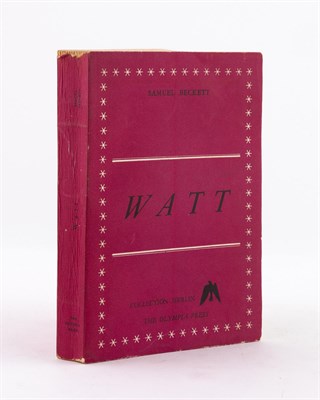 Lot 71 - BECKETT, SAMUEL Watt. Paris: Olympia Press,...