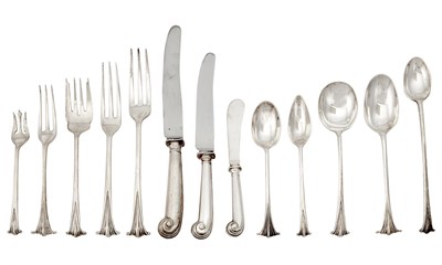 Lot 1255 - Assembled Elizabeth II Sterling Silver Onslow...