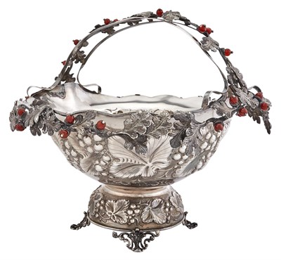 Lot 1189 - Continental Sterling Silver Centerpiece Basket...