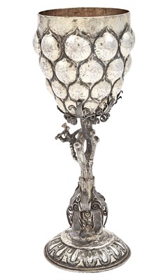 Lot 1174 - German Partial Gilt Silver Goblet Nuremberg,...