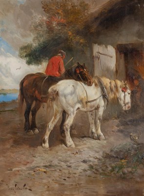 Lot 1041 - Henry Schouten Belgian, 1859/67-1927 A Man...