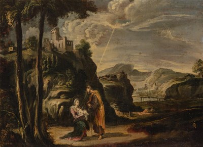 Lot 1009 - Spanish School 17th Century The Virgin and...