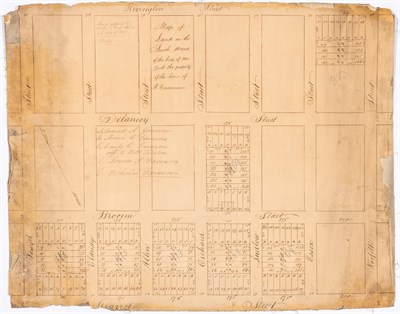 Lot 28 - Collection of a New York Surveyor [LOWER EAST...