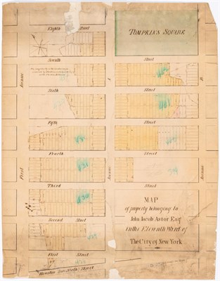 Lot 50 - Collection of a New York Surveyor [ASTOR, JOHN...
