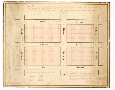 Lot 309 - [MAPS - BOWERY] Three maps of Bowery Area,...