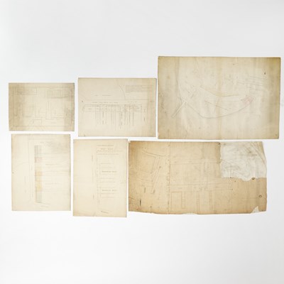 Lot 40 - Six maps of the Battery