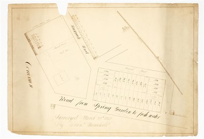 Lot 3 - Collection of a New York Surveyor MAERSCHALK,...