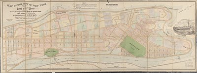 Lot 330 - [MAP - UPPER MANHATTAN] EWEN, EDWARD S and...