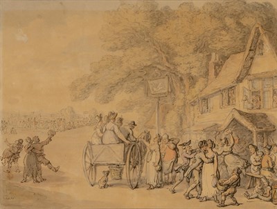Lot 1069 - Thomas Rowlandson English, 1756-1827 Scene...