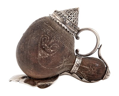 Lot 1245 - Victorian Novelty Sterling Silver Mounted...