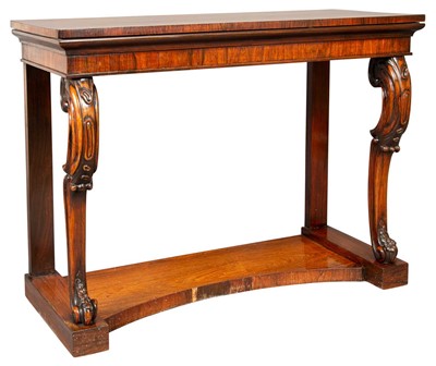 Lot 147 - William IV Rosewood Console Table