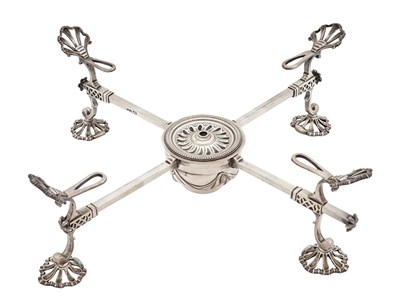 Lot 1211 - George III Sterling Silver Dish Cross Richard...