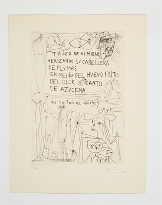 Lot 226 - PICASSO, PABLO El Entierro de Conde de Orgaz....