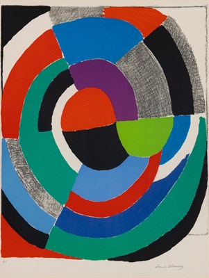 Lot 41 - Sonia Delaunay-Terk (1885-1979) COMPOSITION...