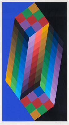 Lot 198 - Victor Vasarely (1906-1997) TORONY Color...
