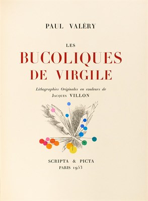 Lot 231 - [VILLON, JACQUES] [VIRGIL]. Les Bucoliques de...