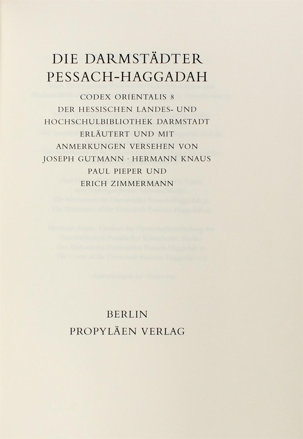Lot 54 - The Margolis Collection [HAGGADAH] Die...