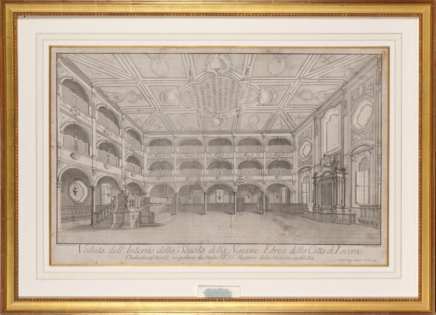 Lot 78 - Ferdinando Fambrini (1764-circa 1793) after Omabano Rosselli