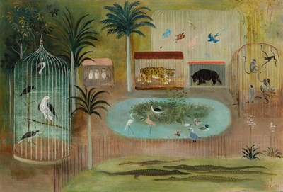 Lot 1128 - Madeline Hewes American, 1912-1969 Tropical...