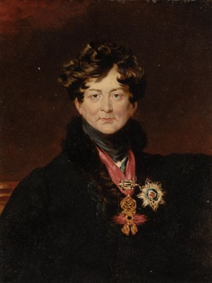 Lot 1071 - School of Sir Thomas Lawrence Portrait of...