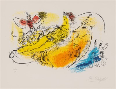 Lot 24 - Misattributed to Marc Chagall...