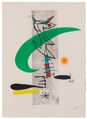 Lot 118 - Joan Miró (1893-1983) LA TRANSLUNAIRE (DUPIN...