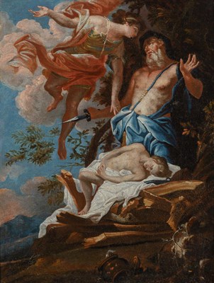 Lot 1014 - Venetian School 17th-18th Century The Angel...