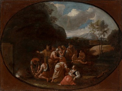 Lot 1006 - Neapolitan-Roman School 17th Century Moses...