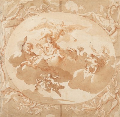 Lot 1036 - Attributed to Jacob de Wit A King Attended by...