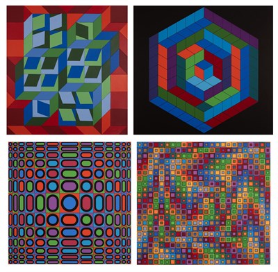 Lot 256 - Collection of Boling Cheng Victor Vasarely...