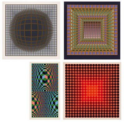 Lot 77 - Collection of Boling Cheng Victor Vasarely...