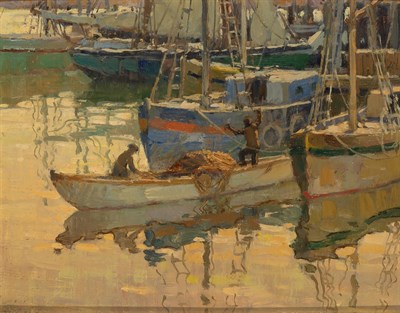Lot 1098 - Frederick Mulhaupt American, 1871-1938 Evening,...
