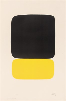 Lot 79 - Ellsworth Kelly (1923-2015) BLACK OVER YELLOW...