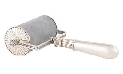 Lot 1141 - Fabergé Silver Rolling Desk Blotter Workmaster...