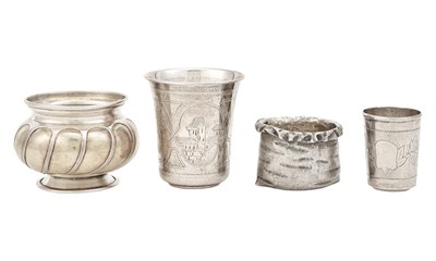 Lot 1110 - Group of Russian Silver Articles Various...