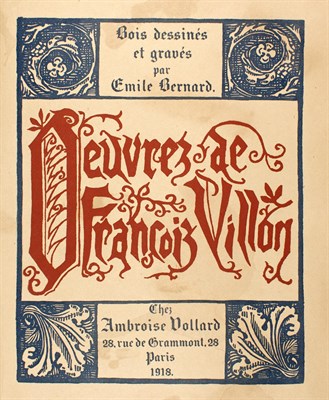 Lot 210 - The Julius and Theodore Cohn Library VILLON,...