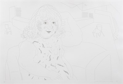 Lot 65 - David Hockney (b. 1937) ANN IN THE STUDIO (M.C....