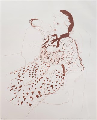 Lot 63 - David Hockney (b. 1937) CELIA PONDERING...